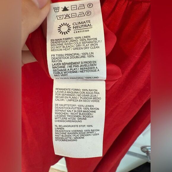 NWOT Reformation Katarin Linen Dress - Picture 15 of 16